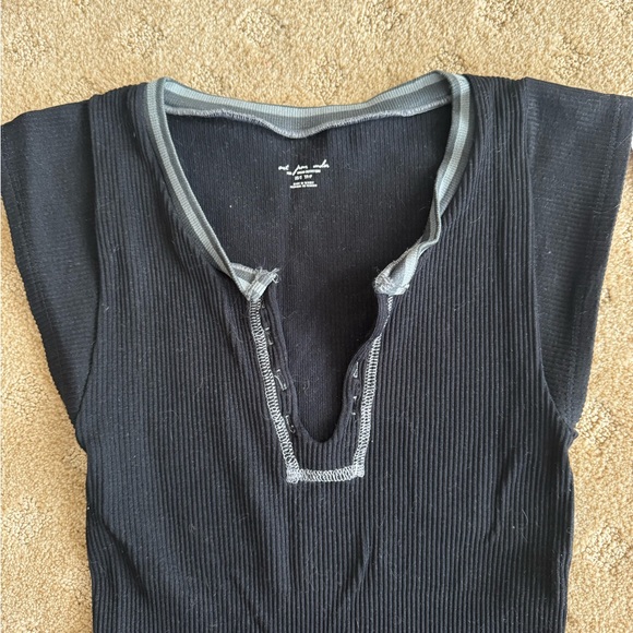 Urban outfitters XS Out From Under Seamless Black ribbed Mini Dress - Picture 3 of 6